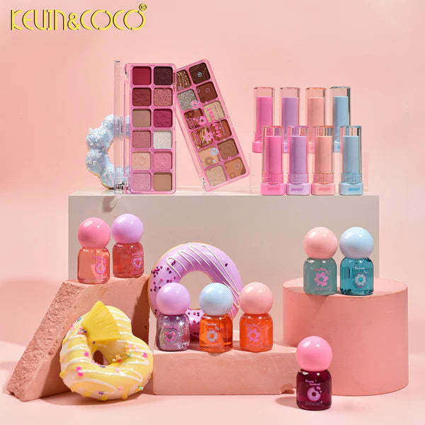 Paleta de Sombras 12 Tonos – Colores Intensos y Duraderos