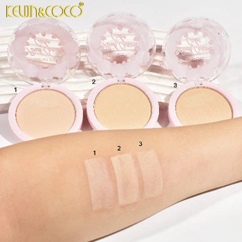 Polvo Compacto 3 Tonos Acabado Natural Profesional