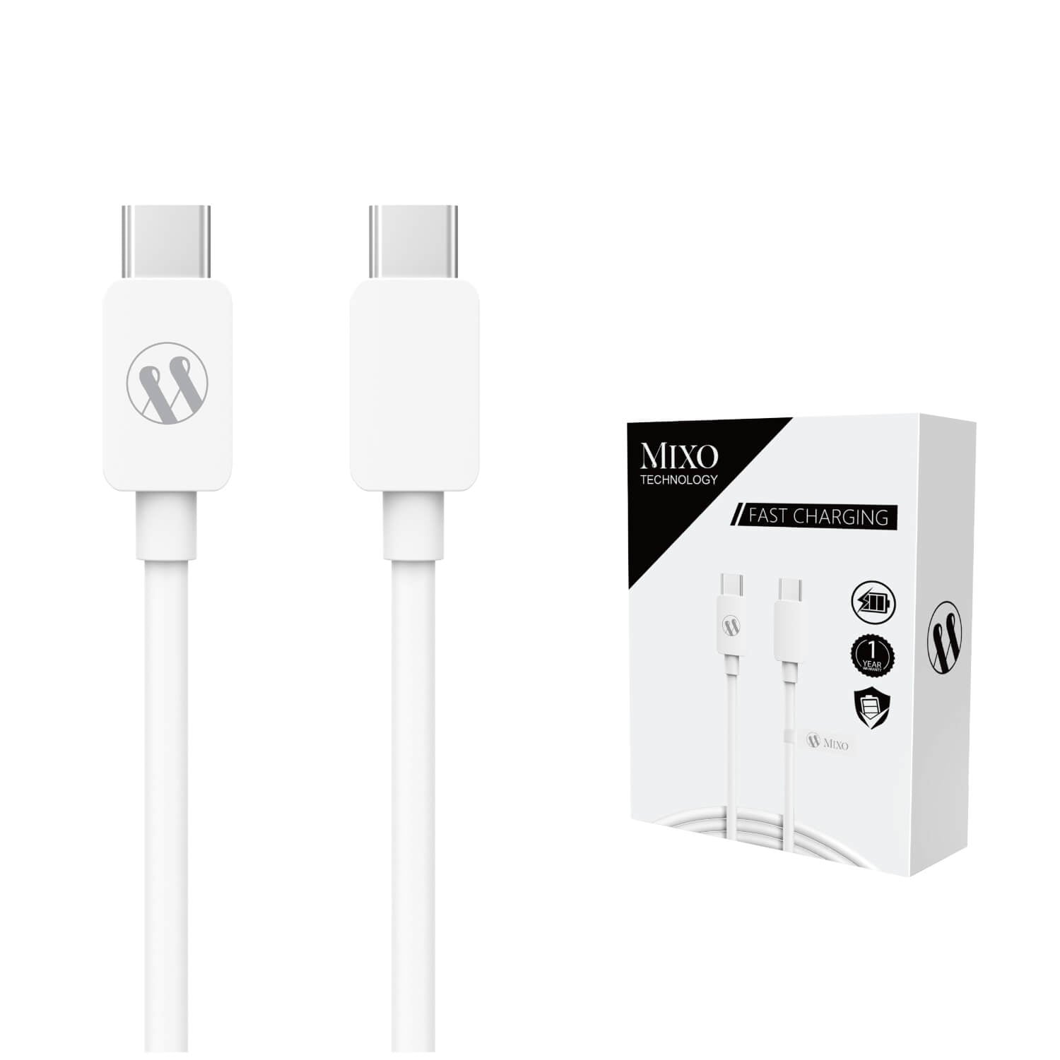 Cable USB-C 100W MIXO – Potencia, Durabilidad y Garantía