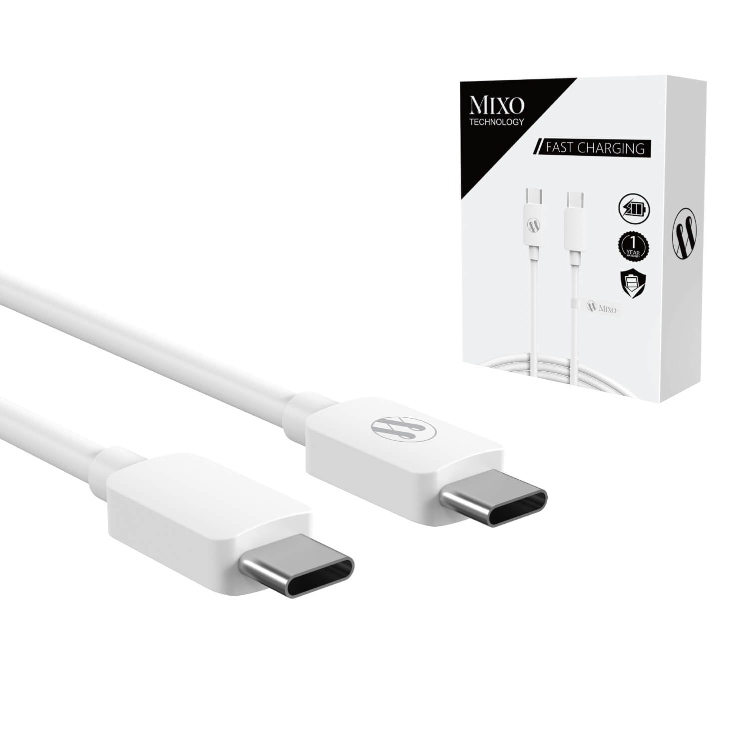 Cable USB-C 100W MIXO – Potencia, Durabilidad y Garantía
