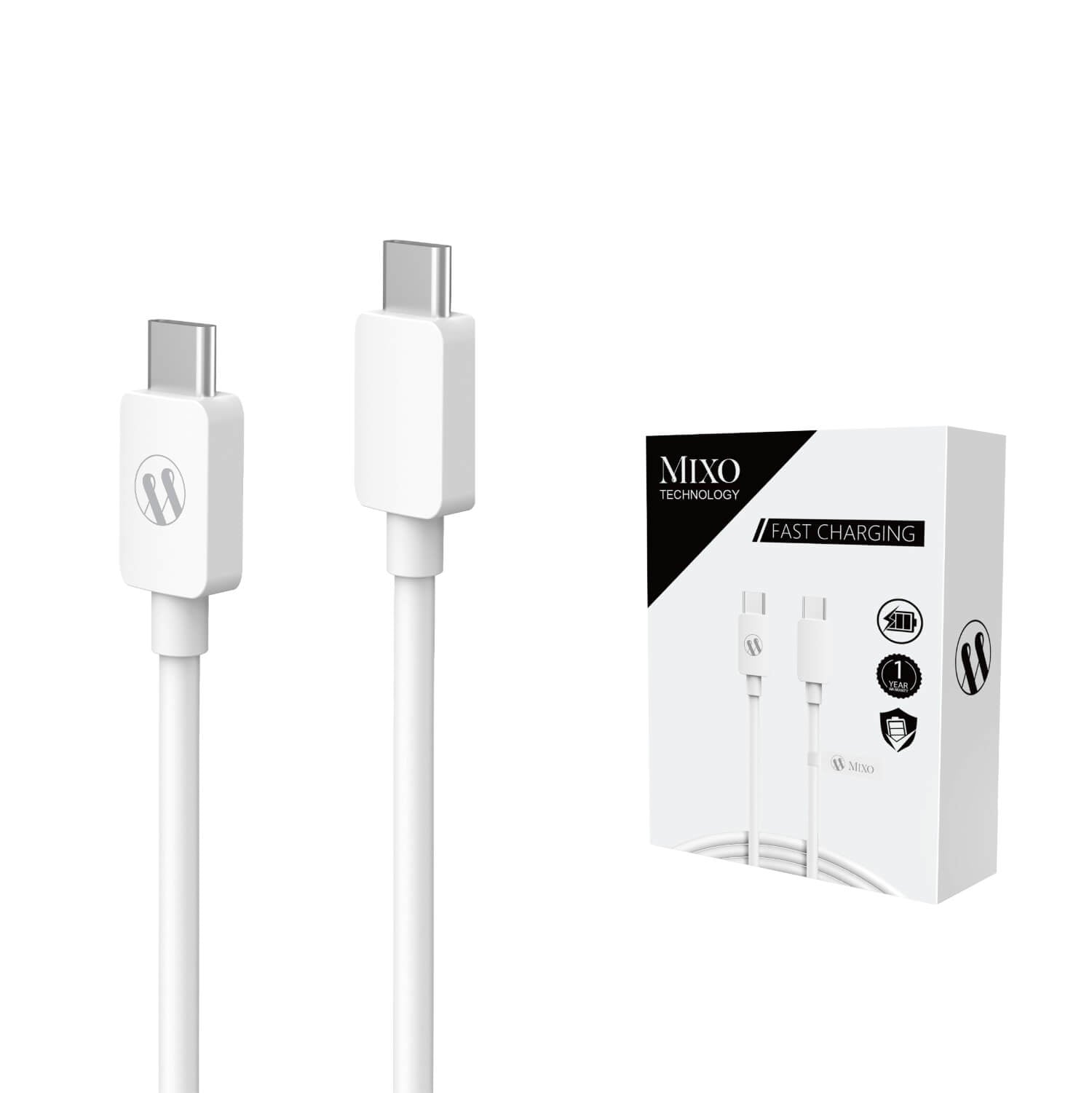 Cable USB-C 100W MIXO – Potencia, Durabilidad y Garantía