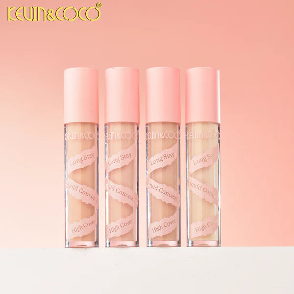 Corrector Líquido de Alta Cobertura 4 Tonos – Suavidad y Precisión