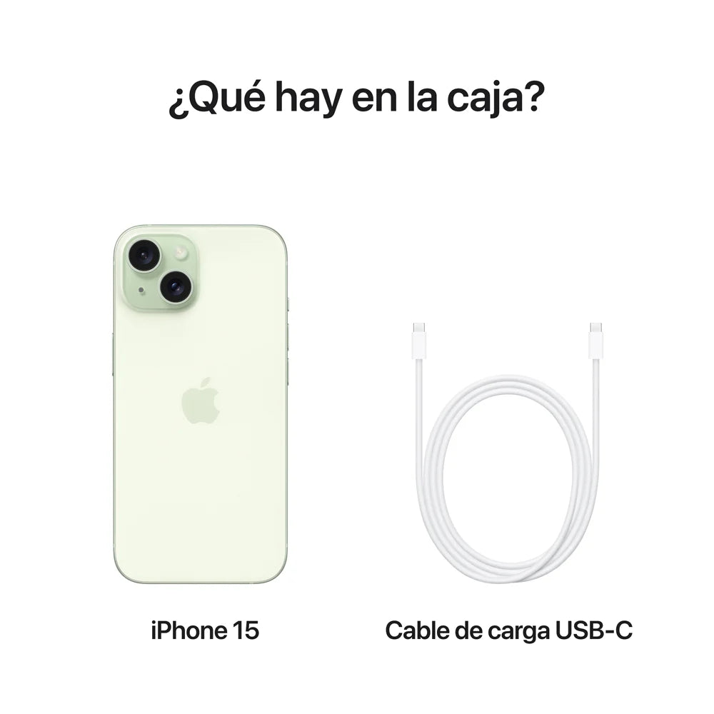 iPhone 15 128GB – Verde, Innovación y Estilo Premium