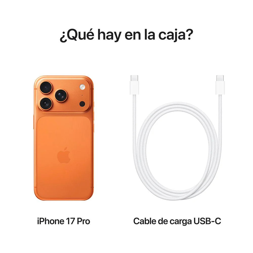 iPhone 17 Pro 256GB Naranja – Potencia, Innovación y Estilo Audaz  SKU: IP17256NA