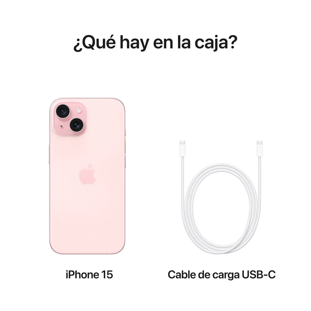 iPhone 15 128GB Rosado – Potencia, Estilo y Sofisticación