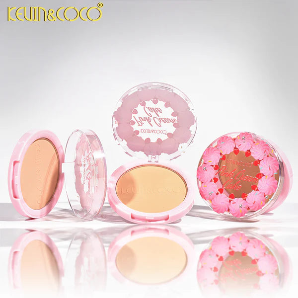 Polvo Compacto 3 Tonos Acabado Natural Profesional