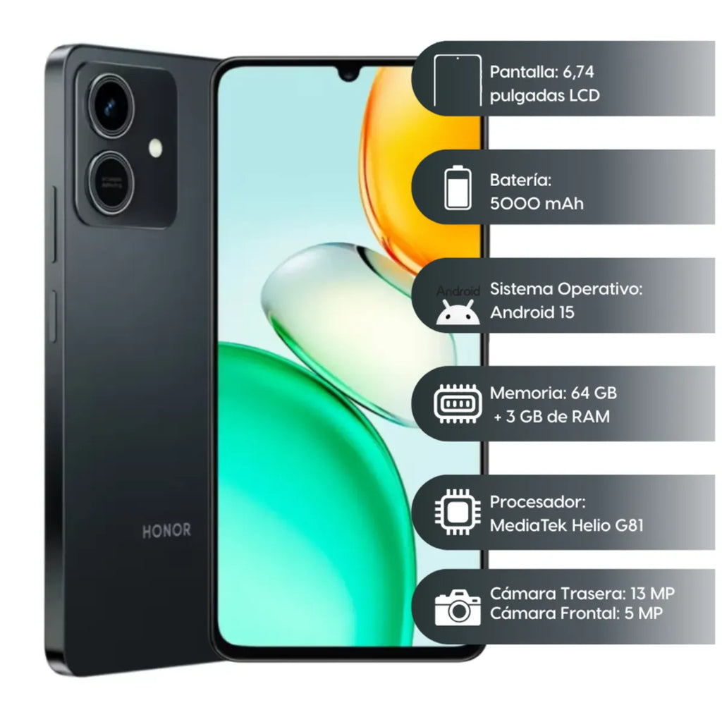 HONOR Play 10 64GB 3GB RAM Dual SIM – Rendimiento y autonomía para tu día a día