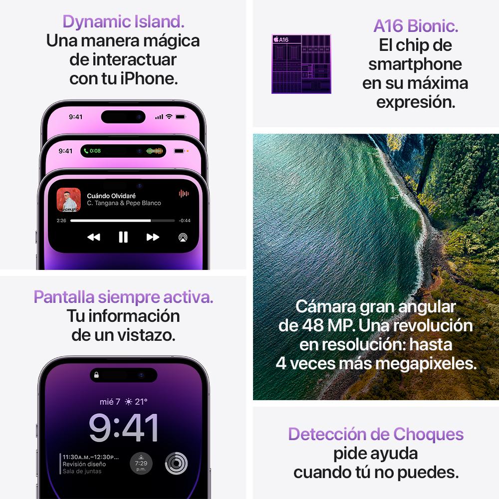 iPhone 14 Pro 256 GB – Dorado | Exhibición Premium