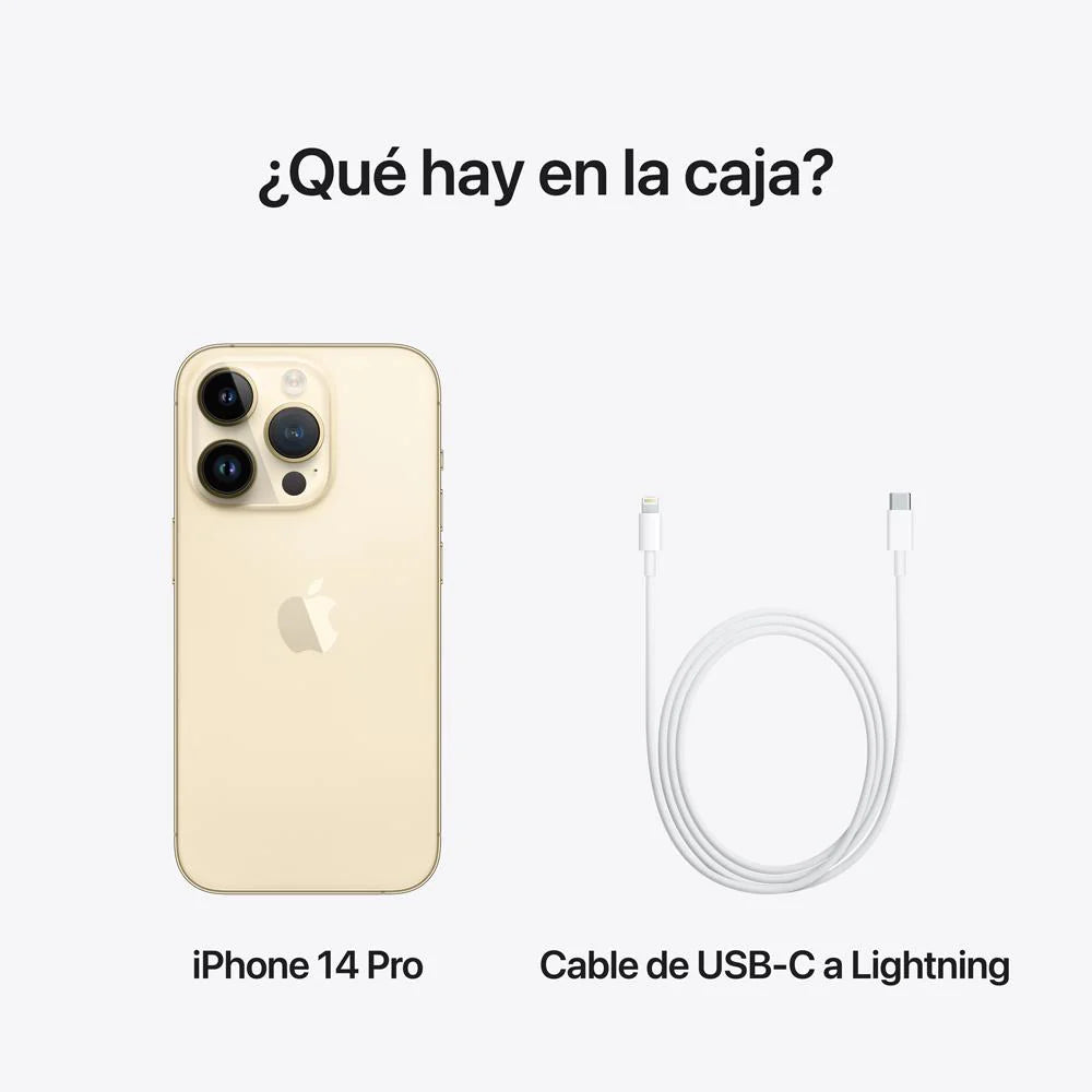 iPhone 14 Pro Max 256GB Dorado CPO – Rendimiento y Elegancia Certificada
