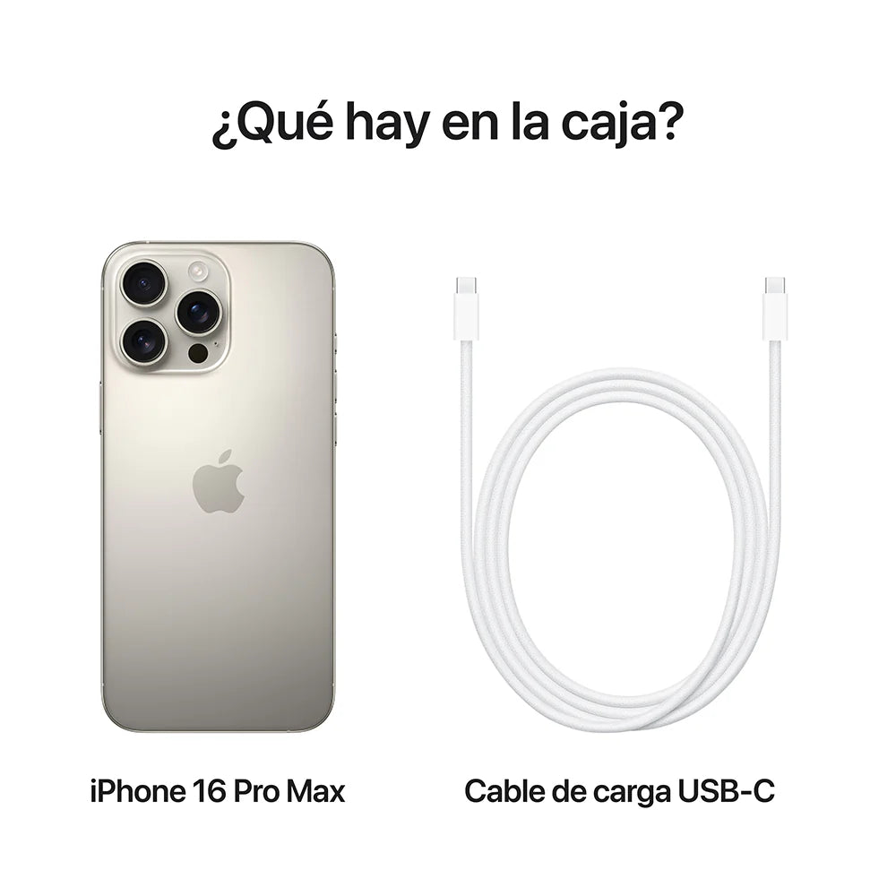 iPhone 16 Pro Max 256GB Natural Titanium – Potencia y Elegancia en Titanio