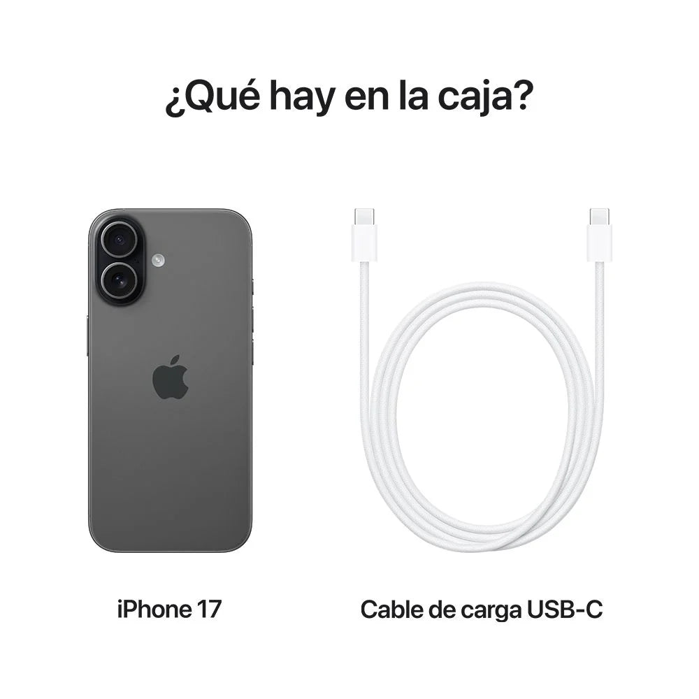 iPhone 17 – 256GB – Negro | Nuevo Sellado