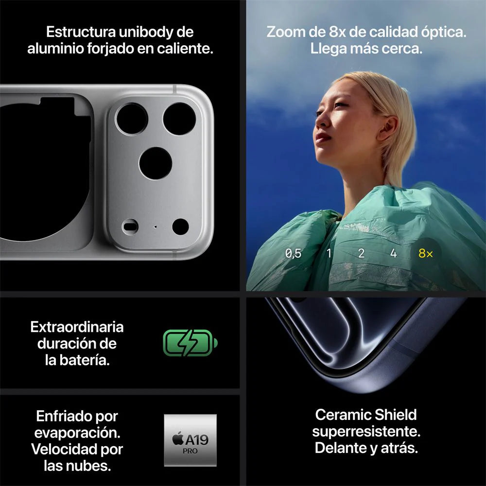 iPhone 17 Pro 256GB Azul – Potencia profesional en un diseño elegante