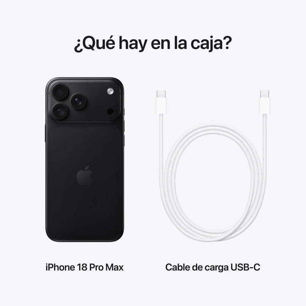 iPhone 18 Pro Max 256GB Negro – Nuevo Sellado | Potencia y Exclusividad Apple