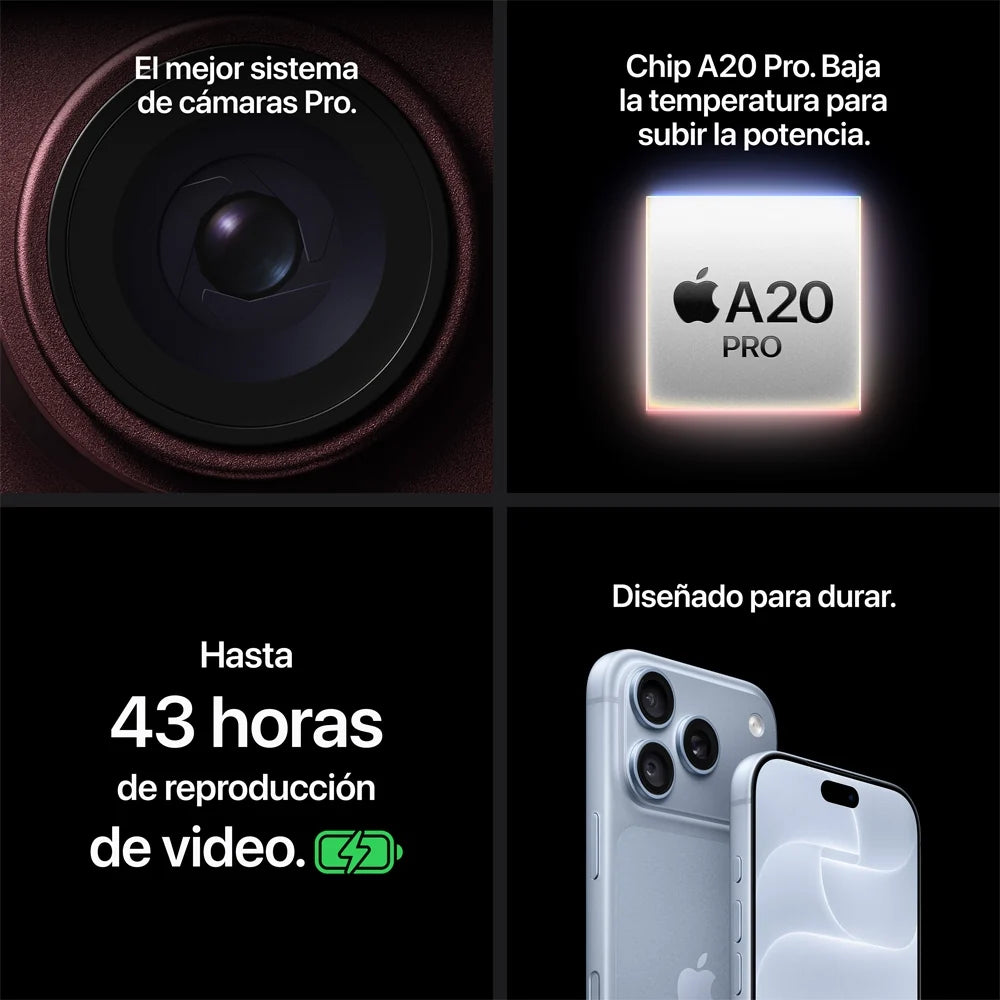 iPhone 18 Pro Max 256GB Plata — Nuevo Sellado